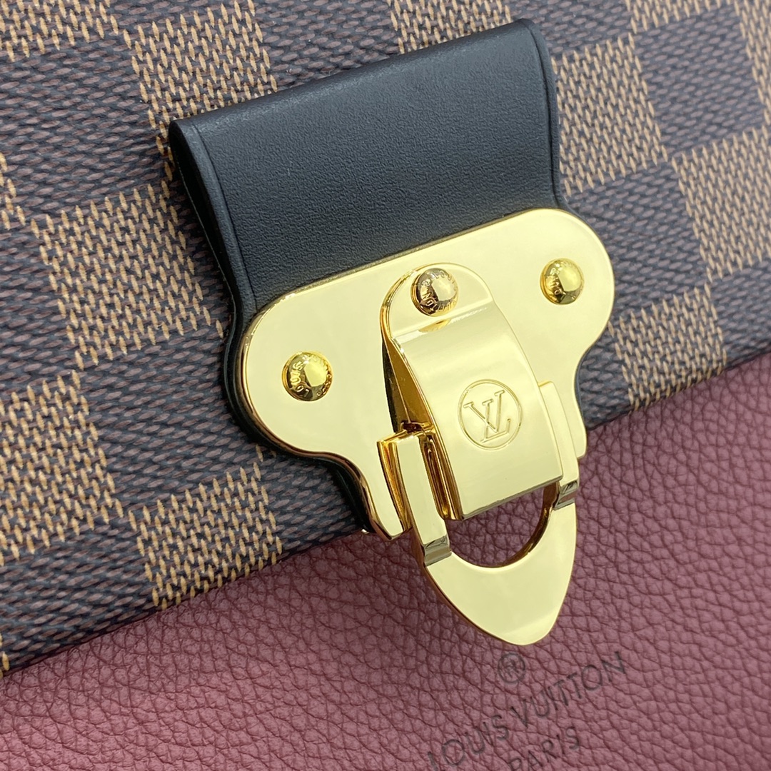 Louis Vuitton VAVIN PM Handbag Damier Ebene N40109 Bordeaux